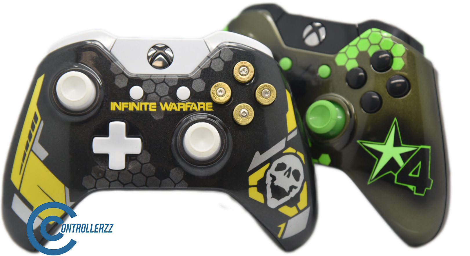 自訂 Xbox 控制器：無限戰爭與 X4