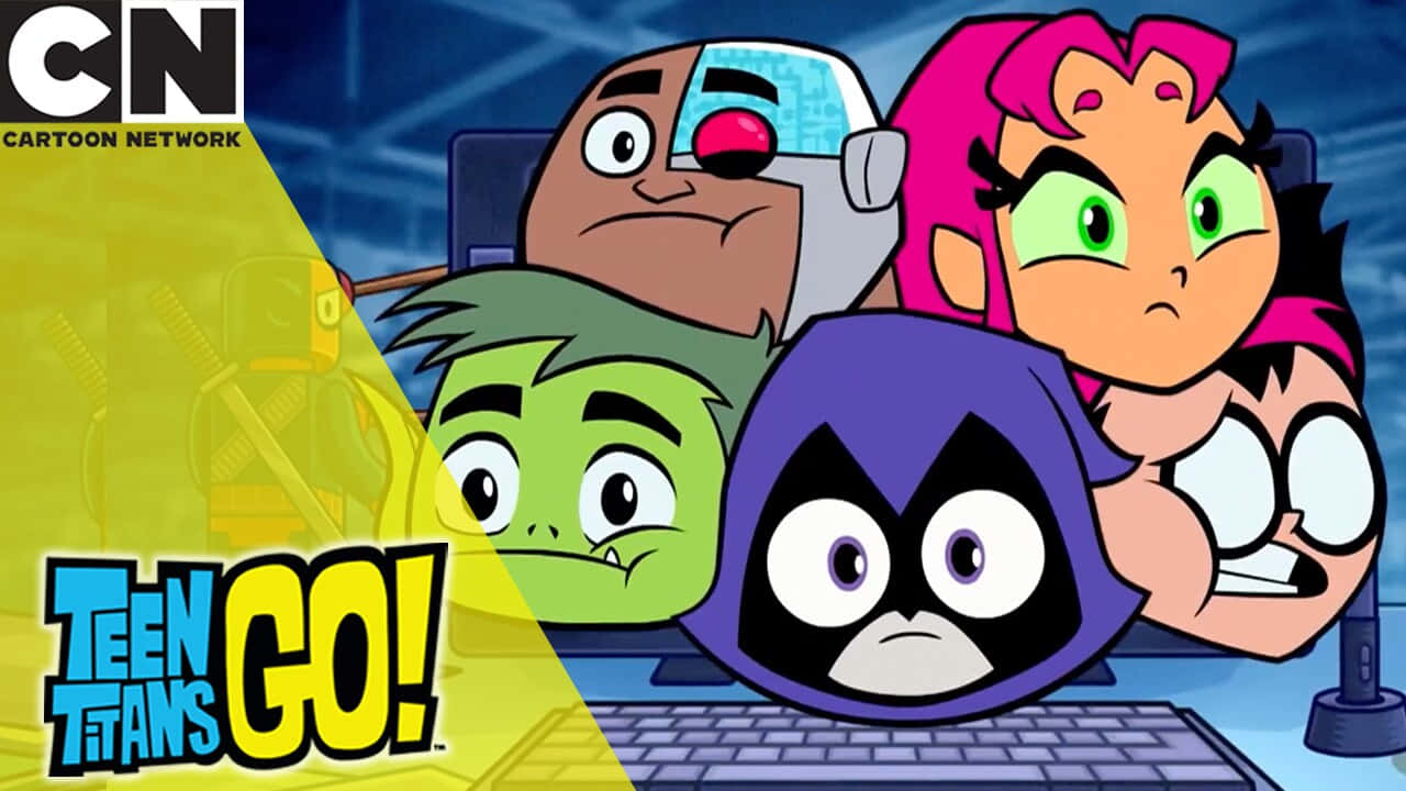 Teen Titans Go! 卡通角色，表情豐富，色彩大膽。