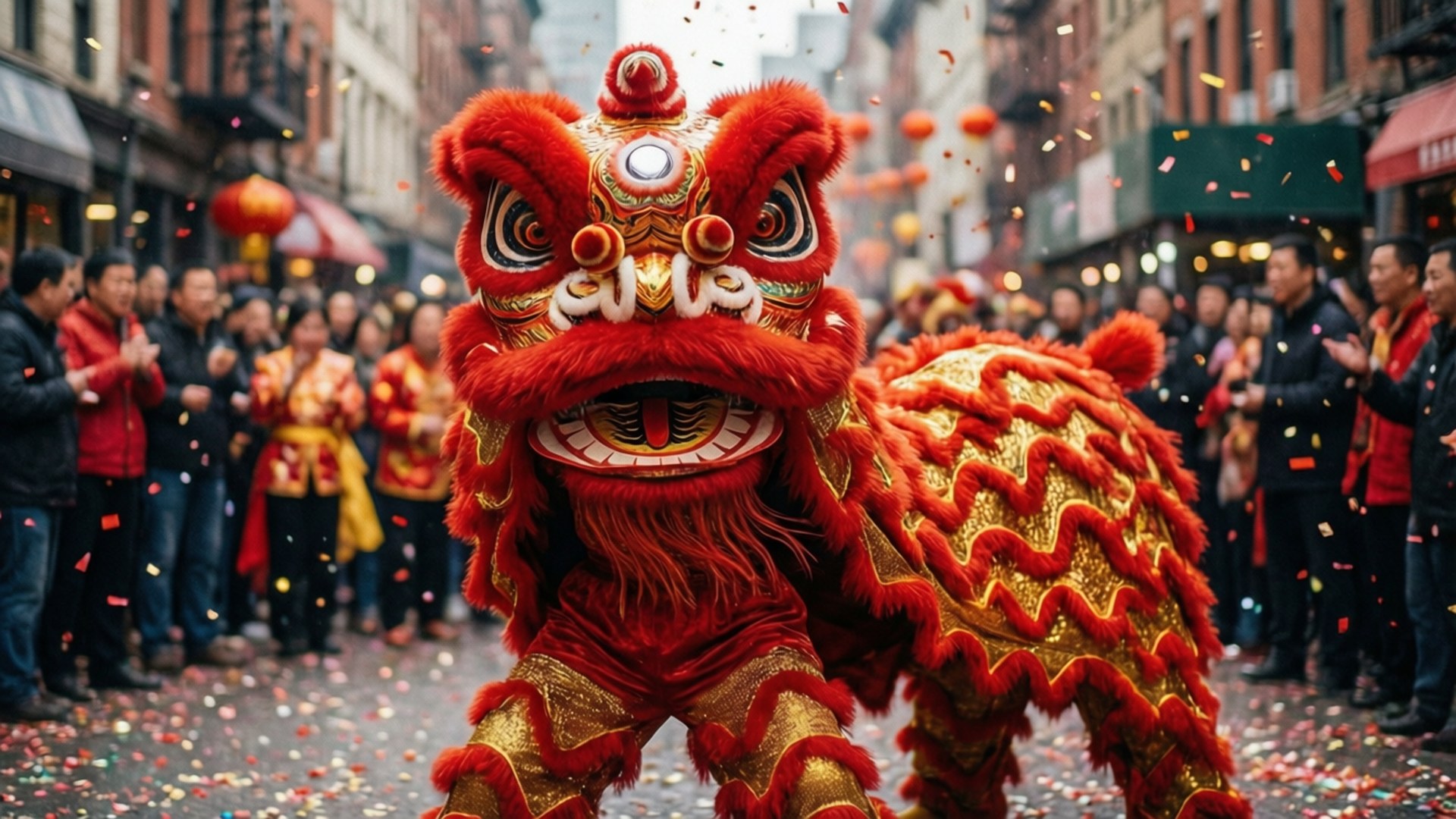 舞獅慶典 壁紙