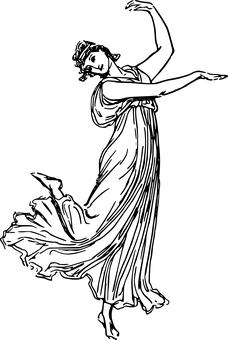 舞蹈表演剪影 壁紙