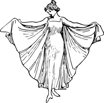 舞蹈表演剪影 壁紙