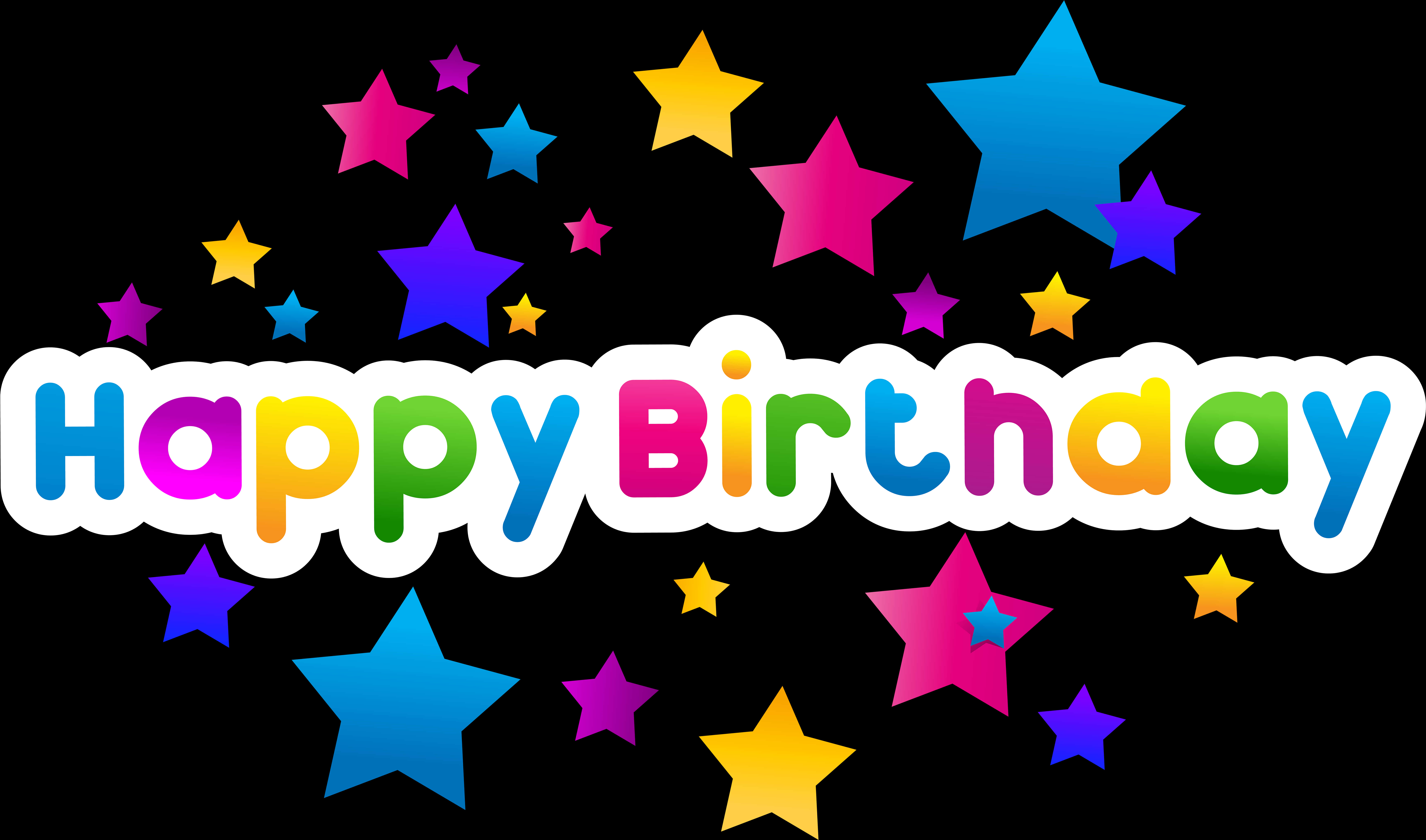 色彩繽紛嘅生日祝福 壁紙