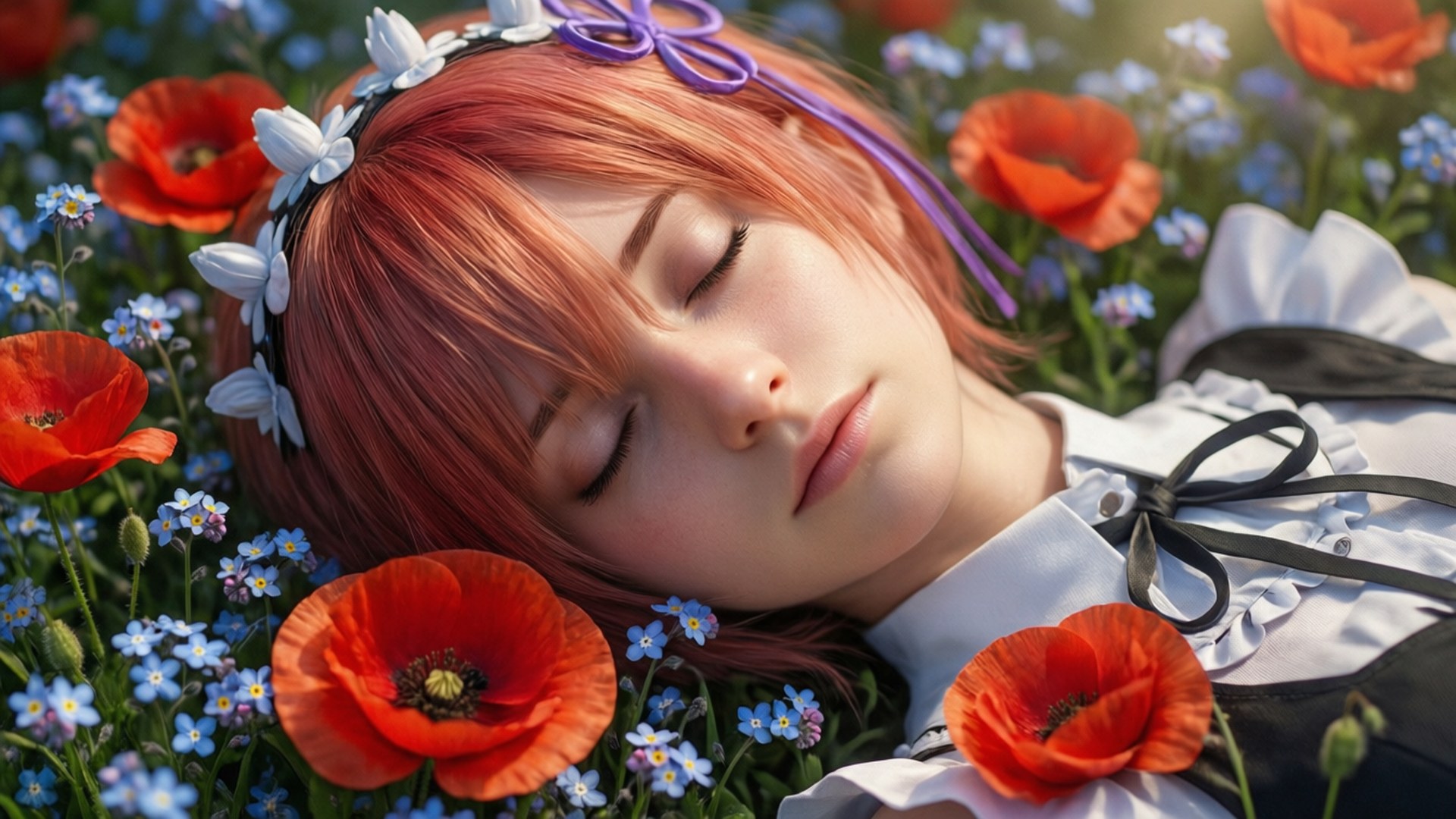 花間安眠 壁紙