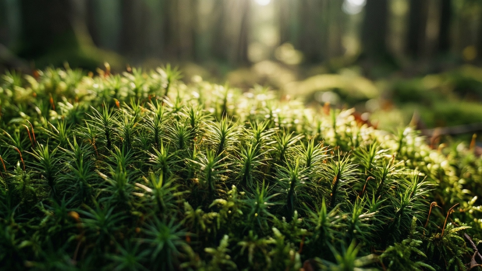 苔蘚森林地表 壁紙