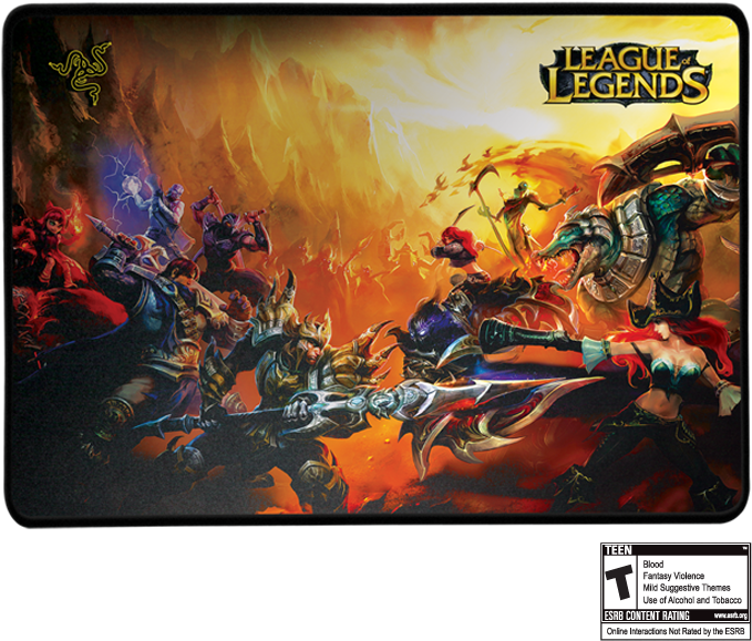 英雄聯盟 爆發戰鬥藝術圖 壁紙 — 奇幻戰士在League of Legends宣傳藝術作品中，於熾熱天空下展開激烈戰鬥。