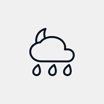 落雨天氣圖示 壁紙