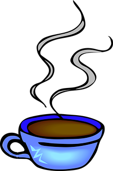 蒸氣咖啡杯藝術 壁紙