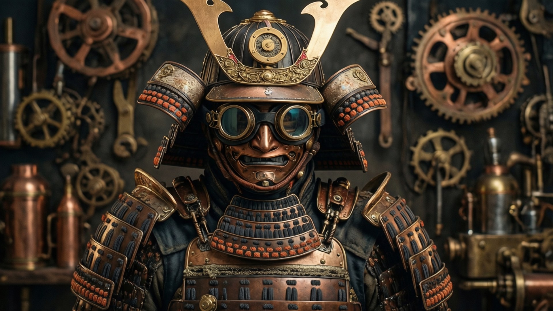 蒸氣龐克武士 壁紙