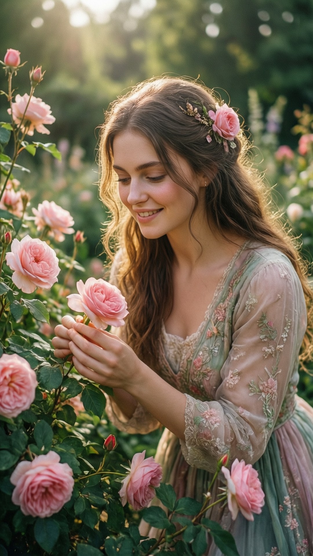 薔薇石英花園 壁紙