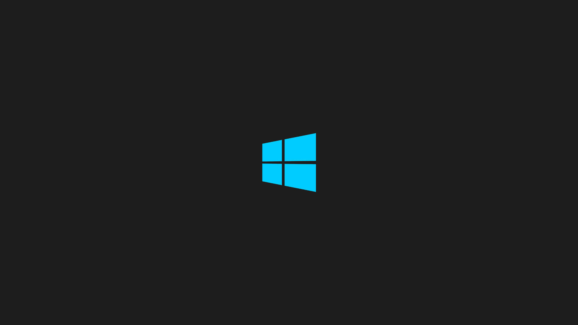 黑色背景上的Windows標誌