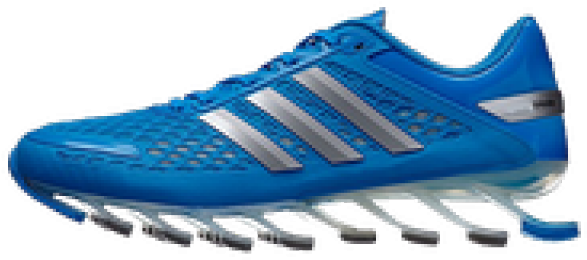藍色Adidas Springblade運動鞋 壁紙