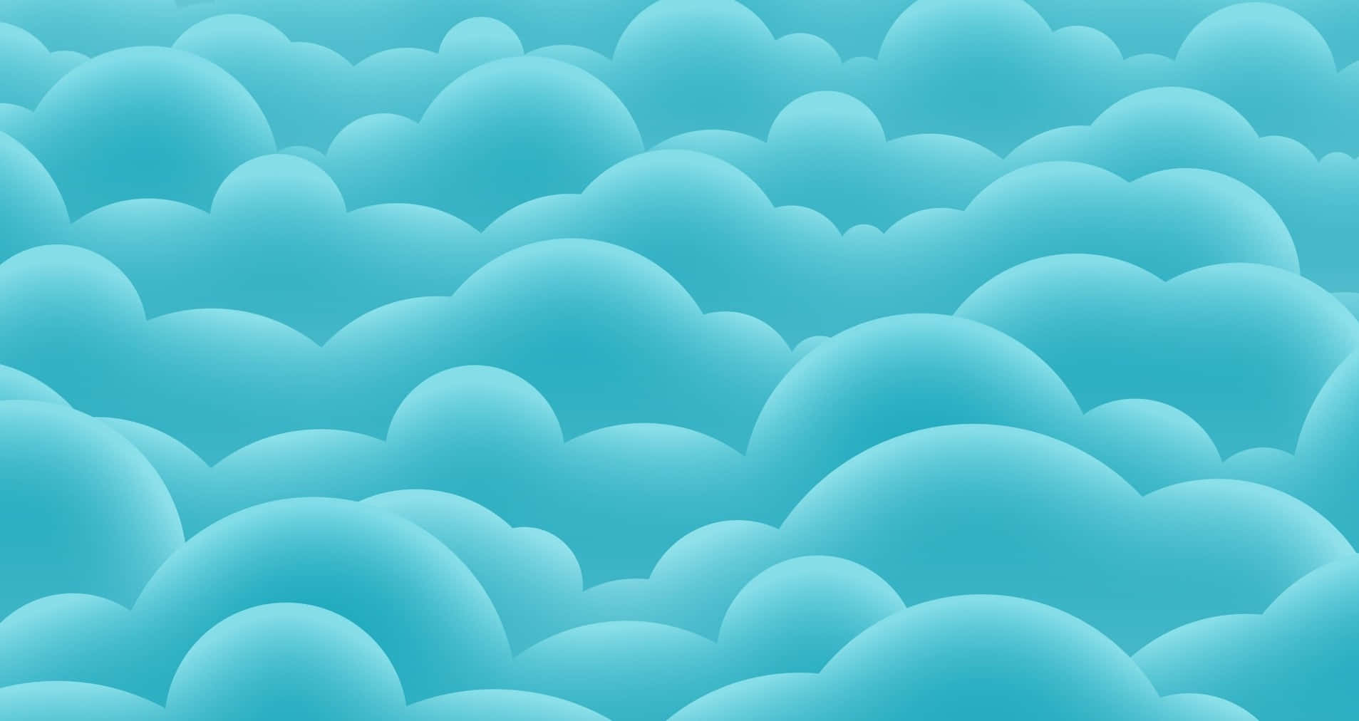 藍色天空背景上的雲朵 壁紙