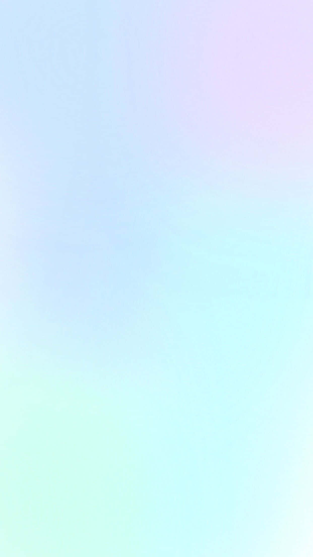 藍色漸層背景：淡藍色柔霧表面 壁紙 — 柔和嘅粉彩漸變，將淺藍色薰衣草同薄荷綠融合喺夢幻嘅抽象背景中。