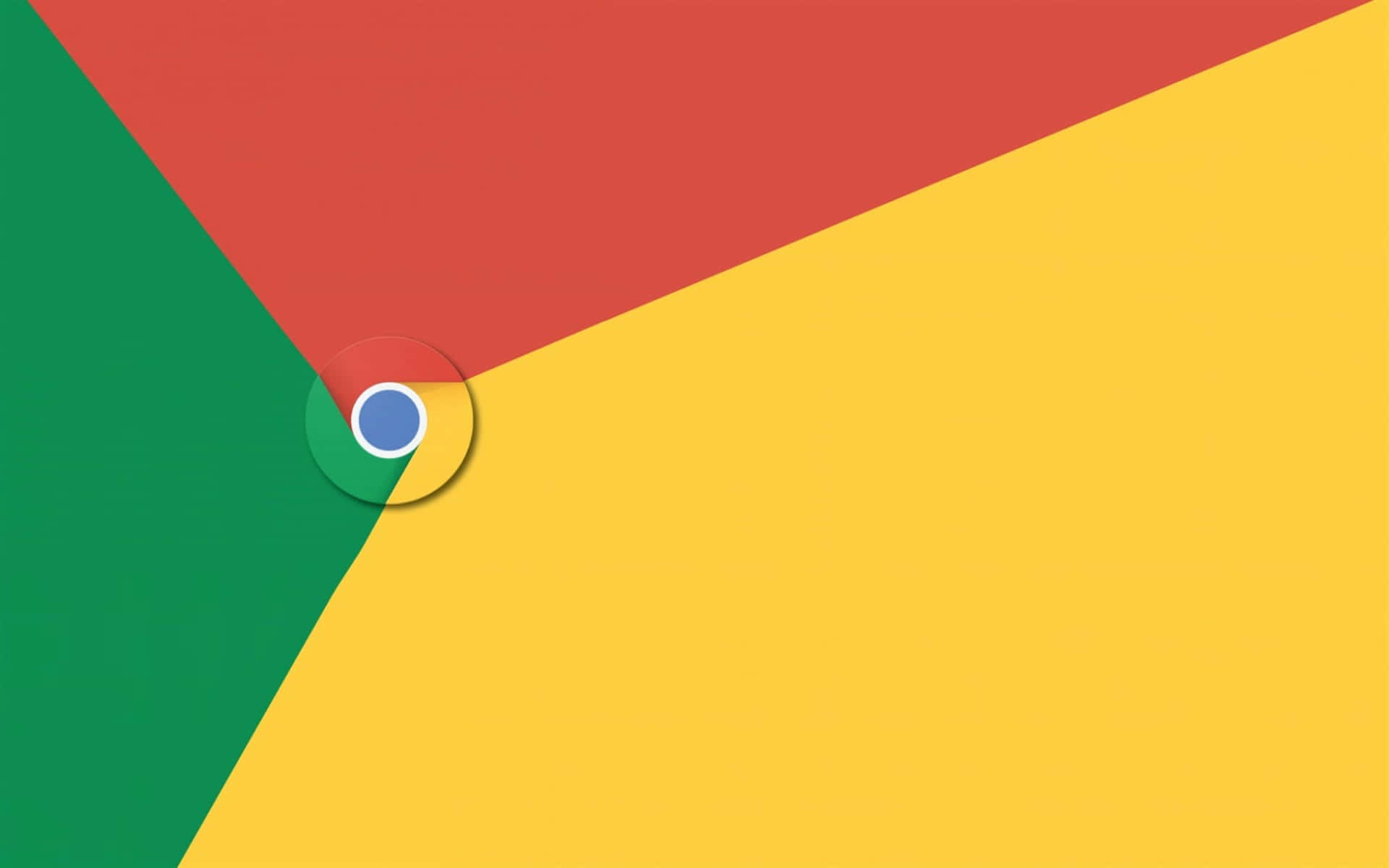 Google Chrome 標誌在色彩繽紛的幾何背景上。 — Google Chrome GIF 壁紙