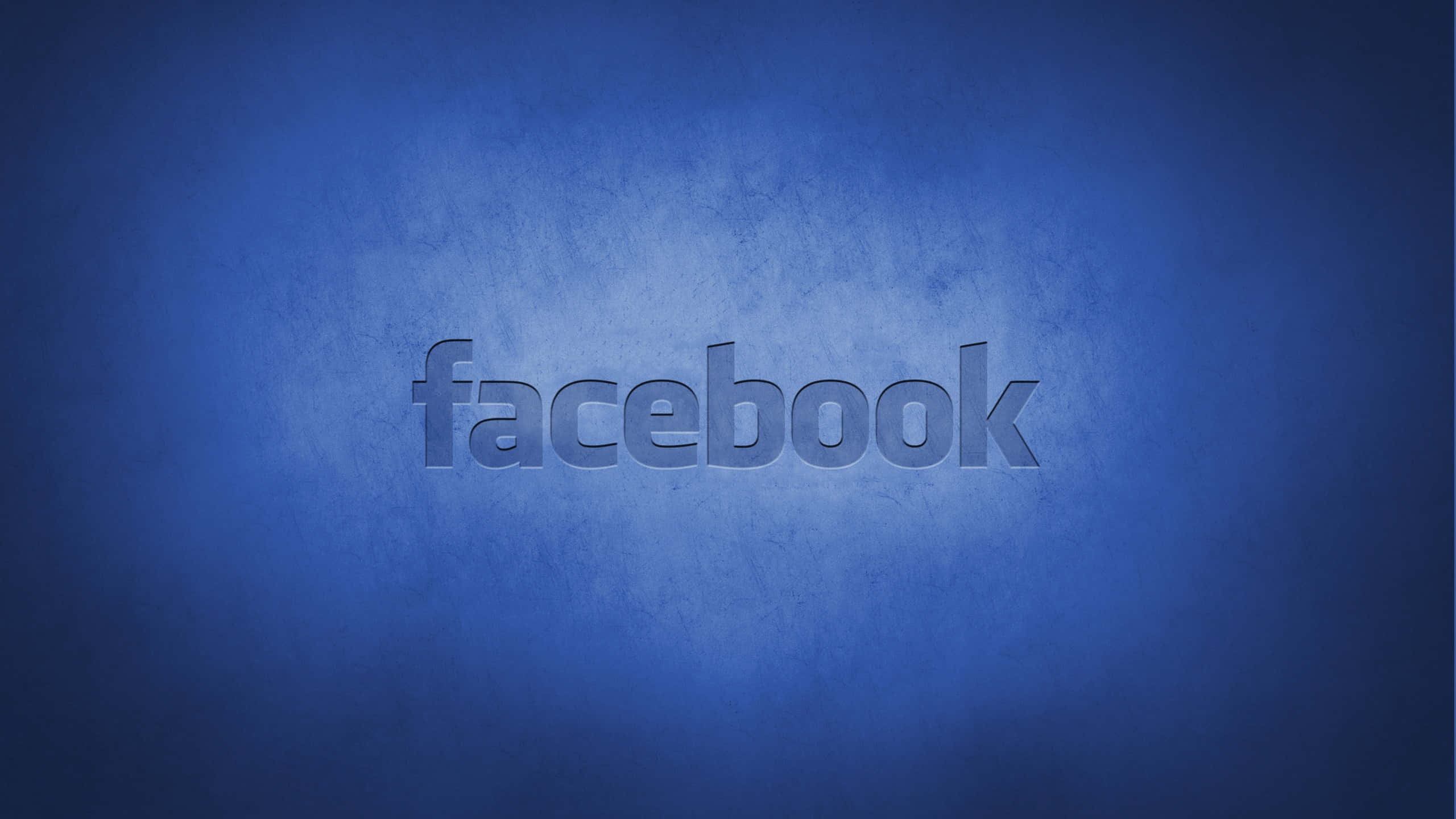 藍色背景上的Facebook標誌 壁紙