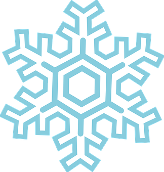 藍色雪花圖案 壁紙