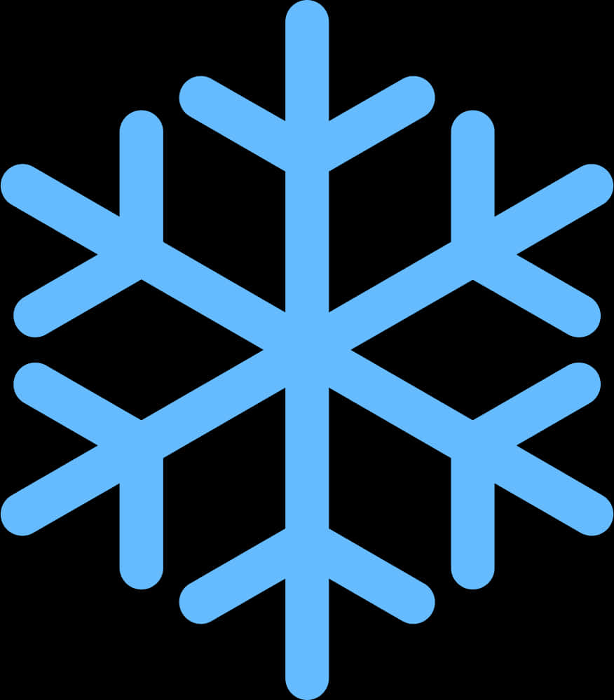 藍色雪花圖標 壁紙