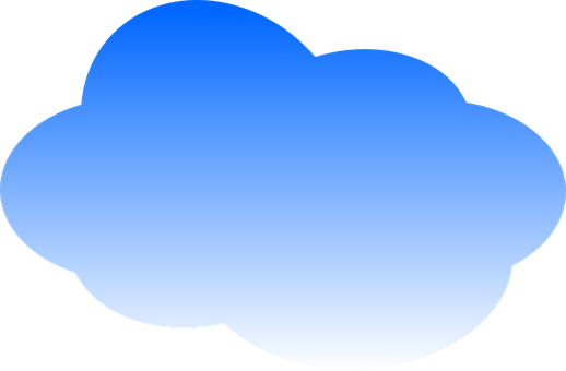 藍色雲朵圖案