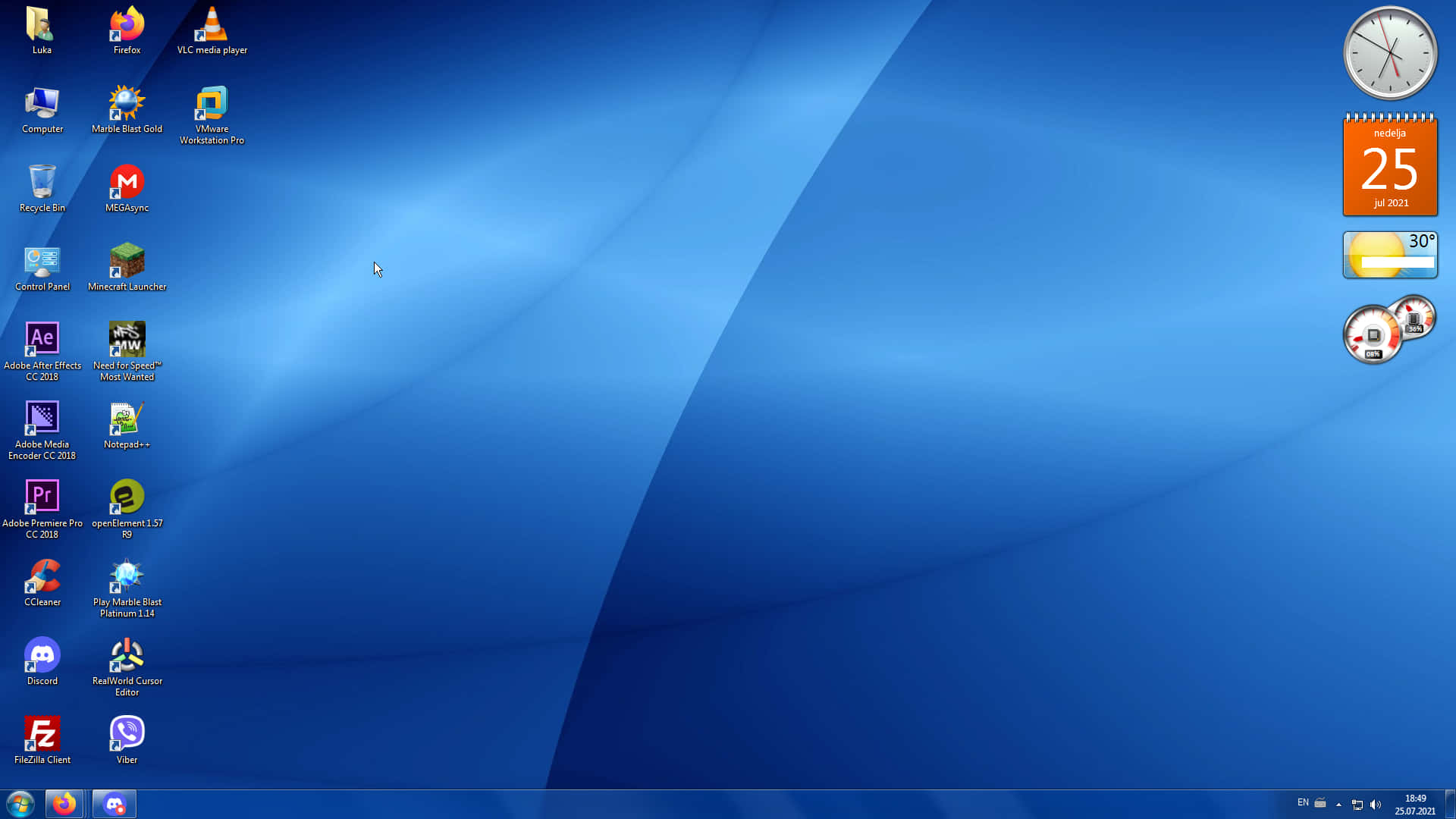 Windows 7 系統畫面
