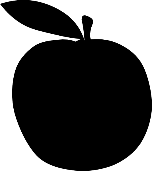 蘋果剪影圖案 壁紙