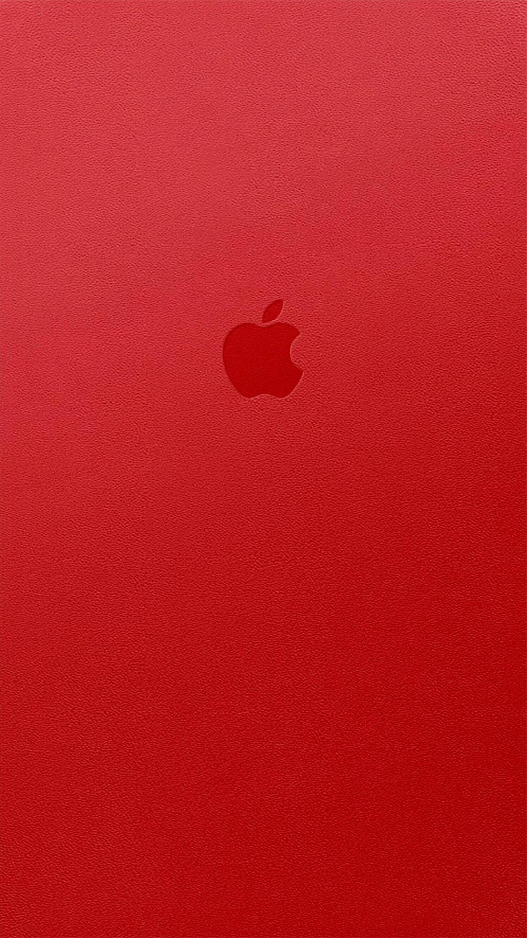 帶有Apple標誌的紅色紋理背景。