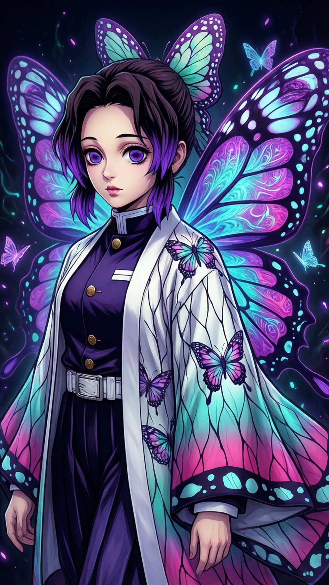 蝴蝶柱 壁紙