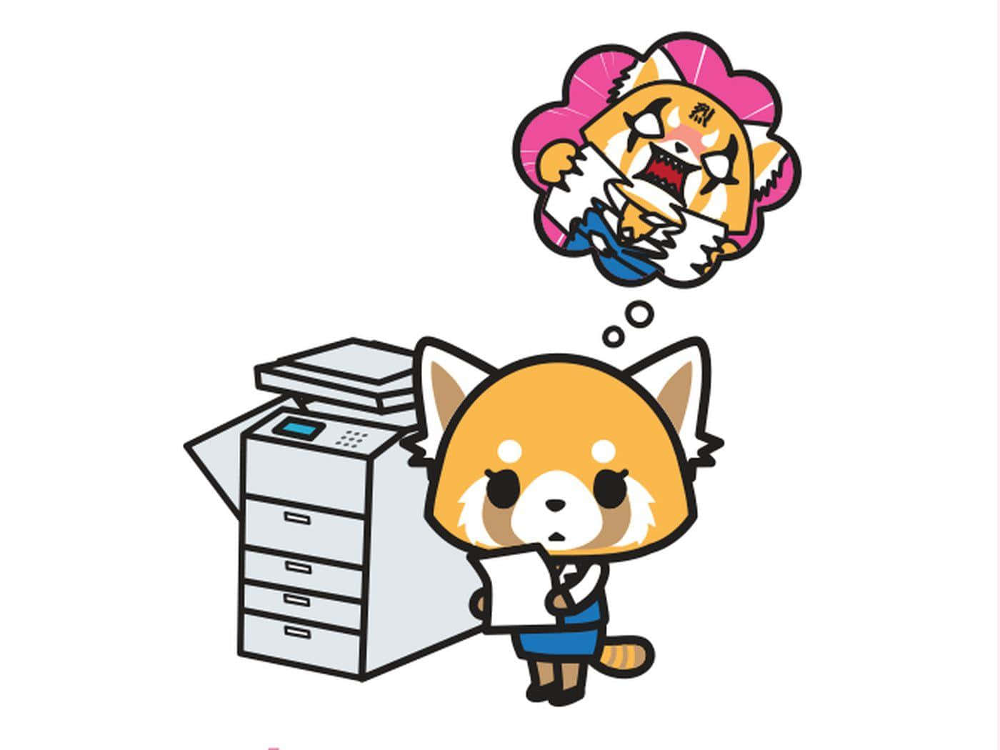 衝出辦公室，用卡拉OK發洩怒火的烈子 壁紙