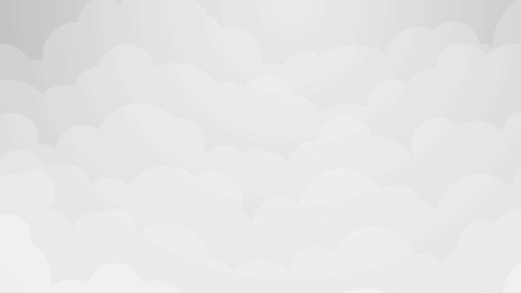 極簡數位藝術風格中柔和灰色雲朵的抽象圖案。