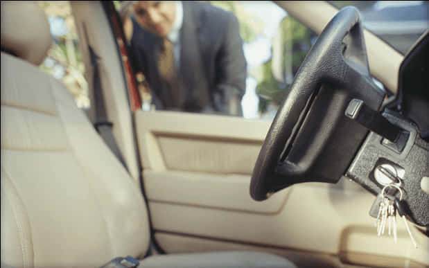 被鎖在車外的商人車匙 壁紙