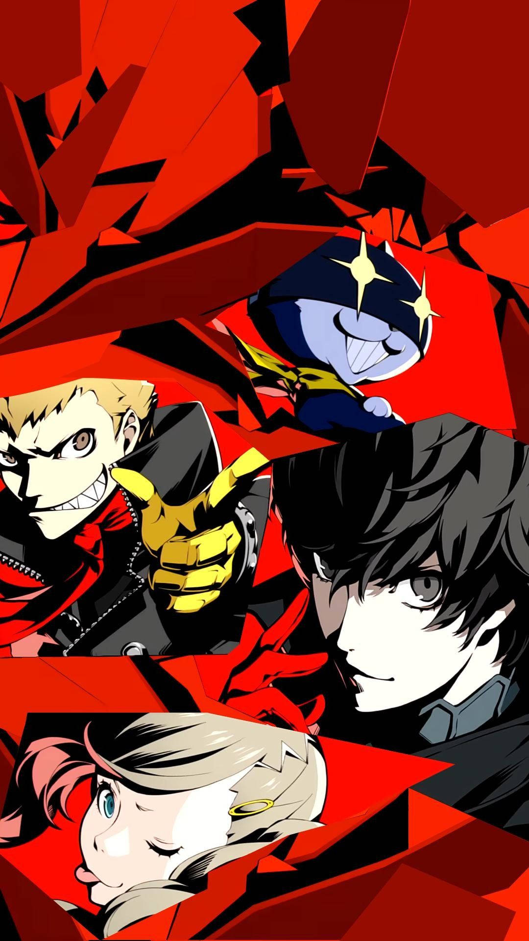 角色拼貼 Persona 5 手機 壁紙