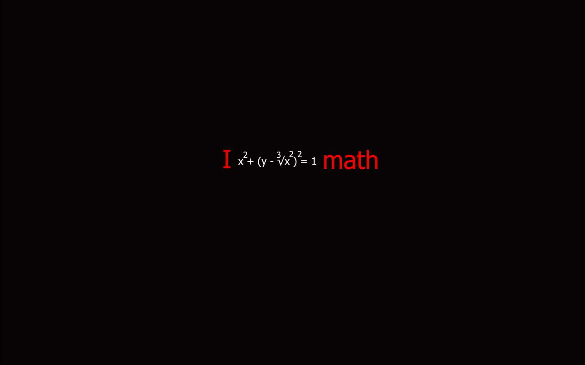 黑色背景上的紅色數學方程式和math字樣