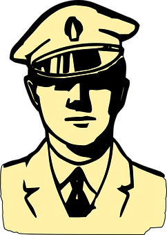 警察人員向量肖像 壁紙