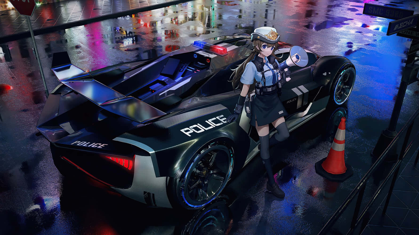 警察背景 壁紙