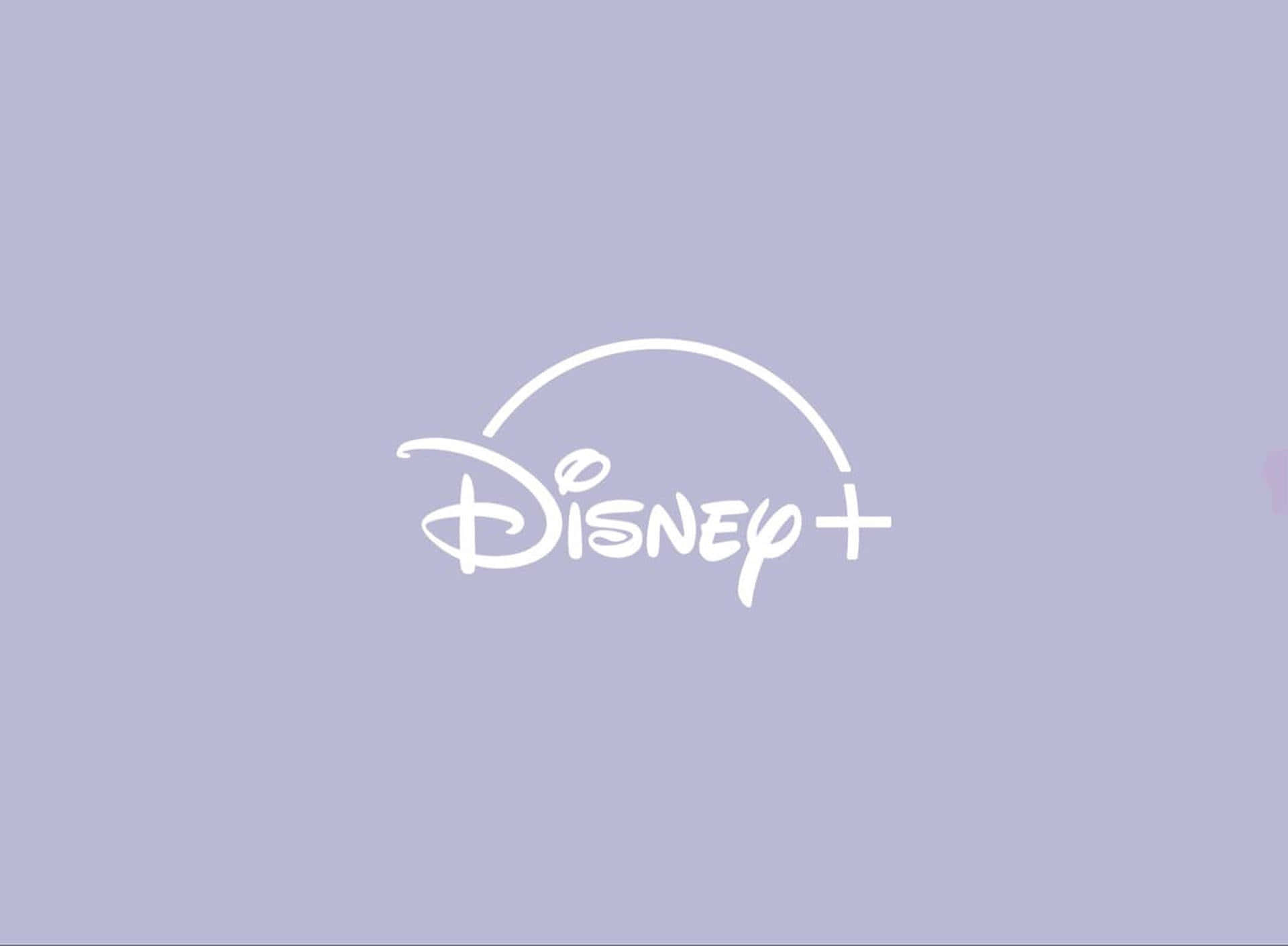 薰衣草背景上的Disney+串流服務標誌