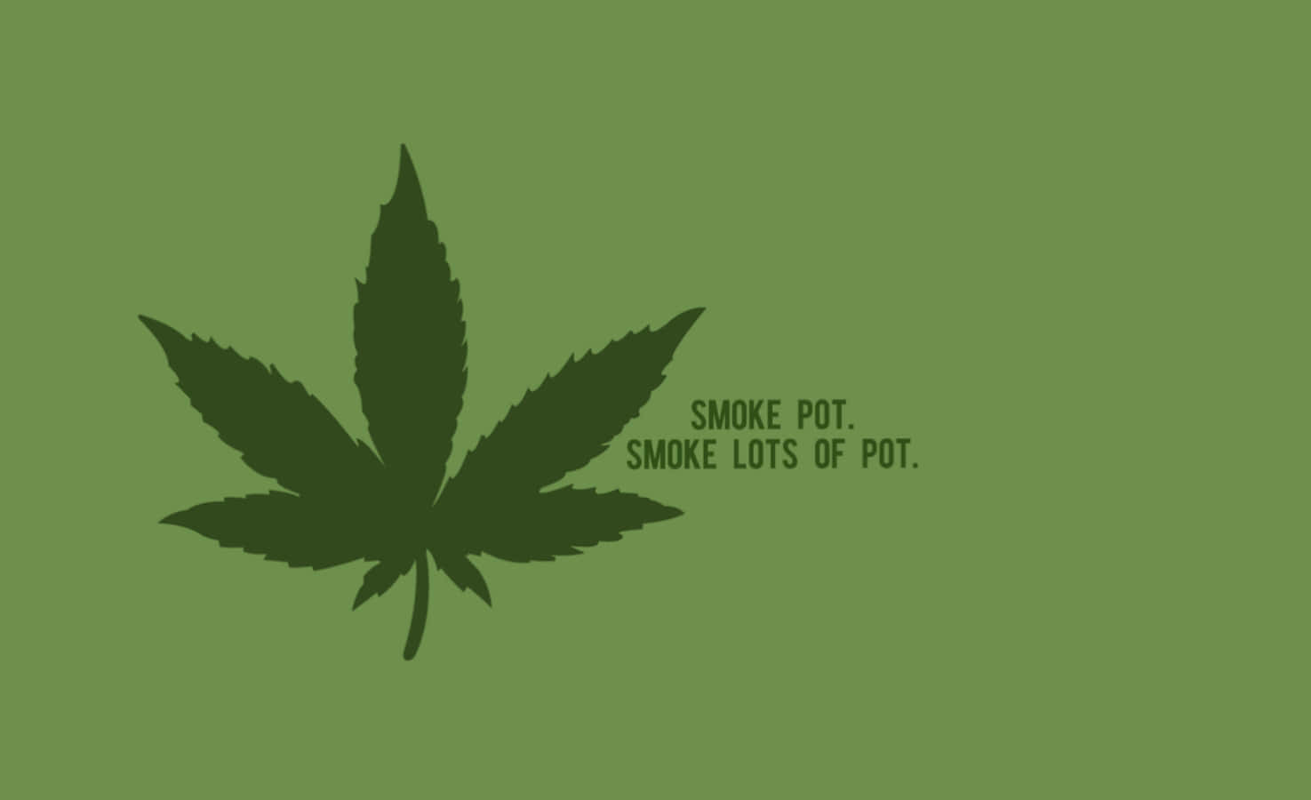 深綠色大麻葉與文字抽大麻抽很多大麻在橄欖綠背景上。