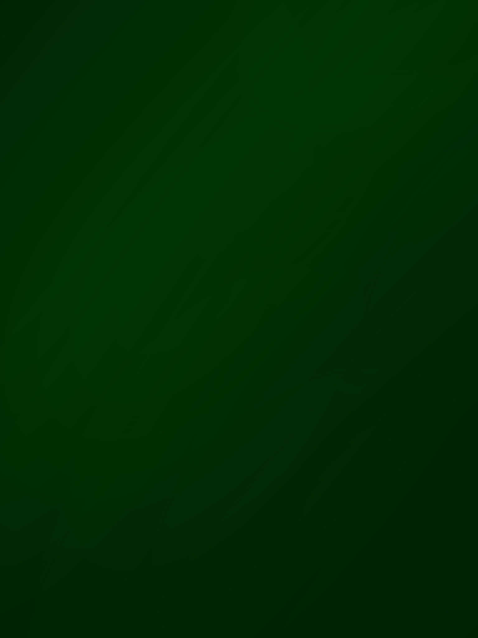 Green Gradient 桌布 壁紙 — 豐富的深綠色背景，帶有柔軟的筆觸紋理，營造出充滿氛圍的抽象畫布。