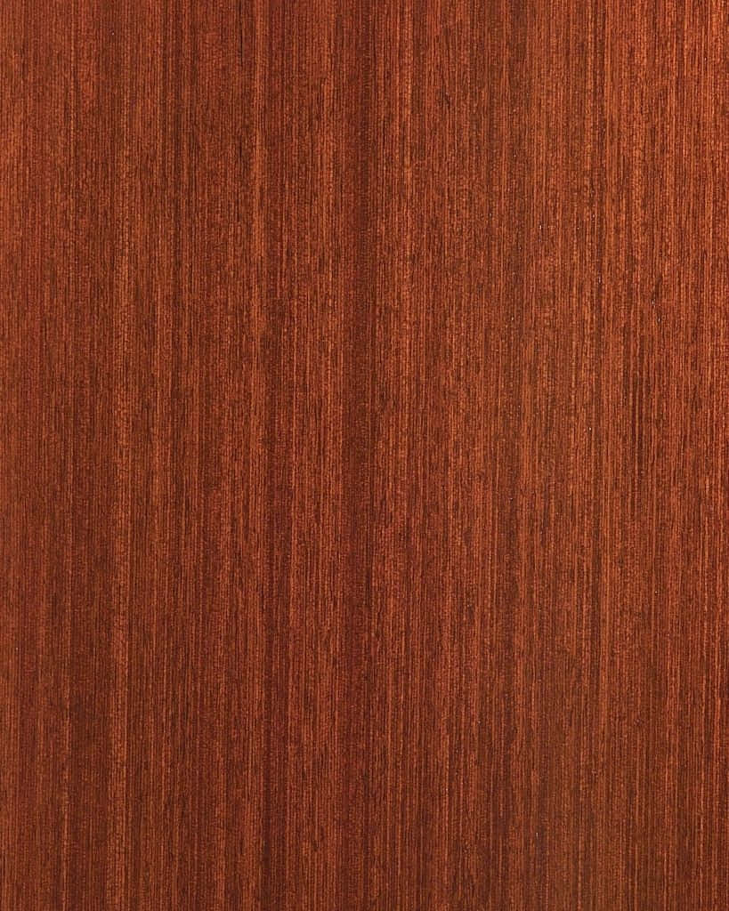 Mahogany 桌布 壁紙 — 豐富的紅褐色木紋紋理，帶有垂直線條和微妙的自然變化。