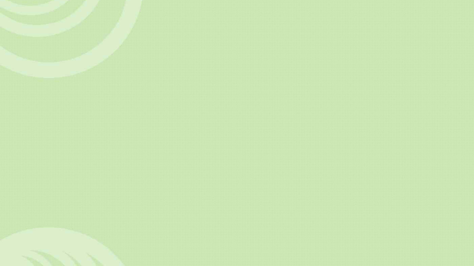 角落帶有白色圓形圖案的簡約薄荷綠色壁紙。