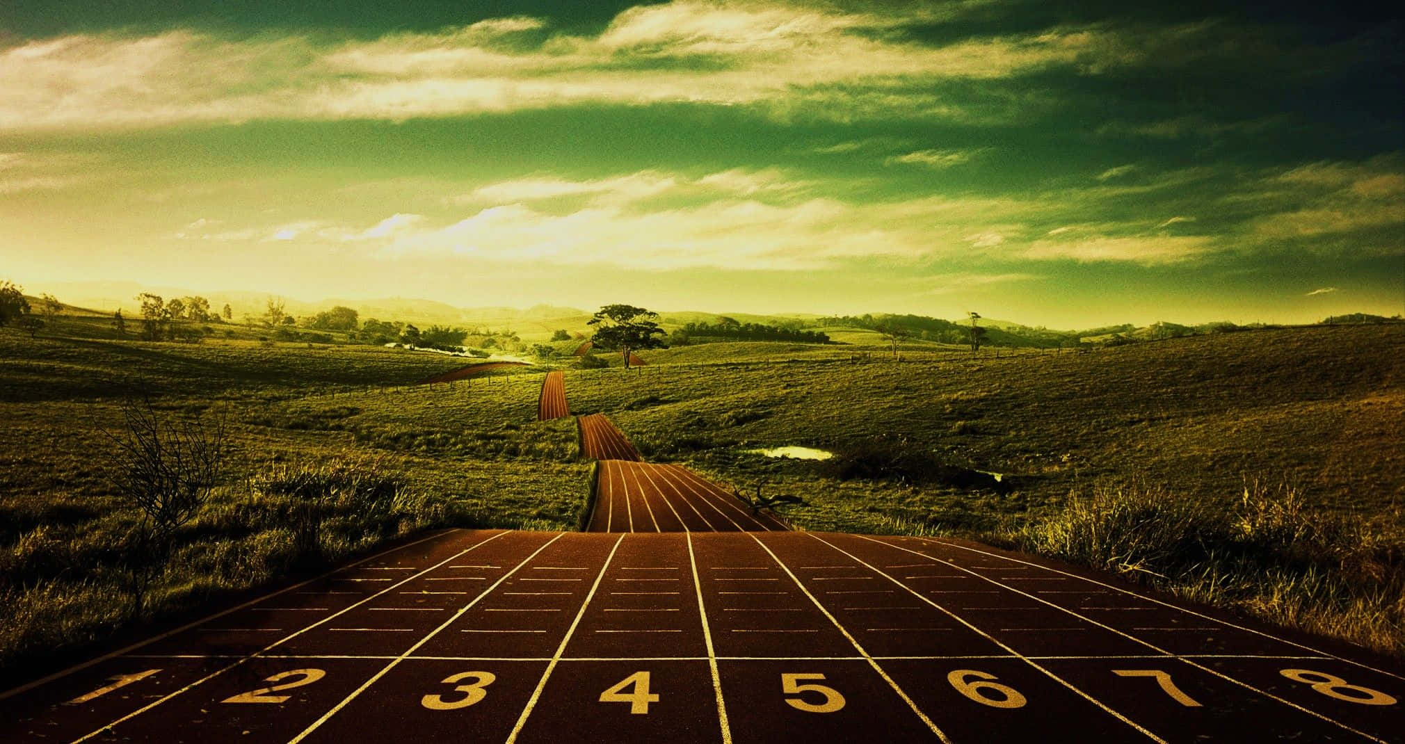 跑步背景 壁紙