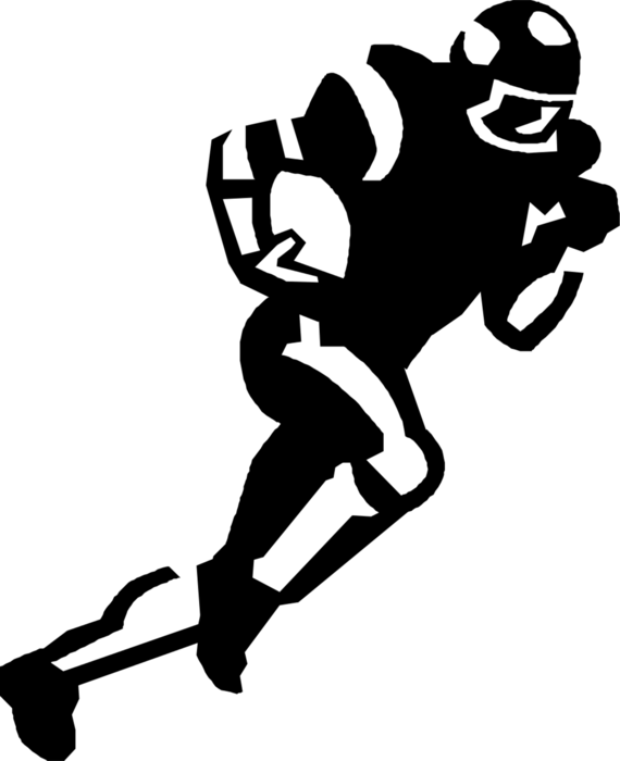 跑步運動員剪影 壁紙 — 一個風格化的白色剪影，描繪一個快樂的人物在黑色背景上舉起雙臂跳舞。