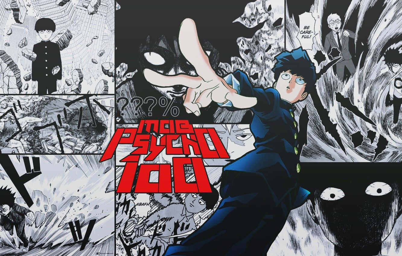 《PSYCHO-PASS 心靈判官》漫畫面板，身穿藍色西裝的角色在混亂中行動。