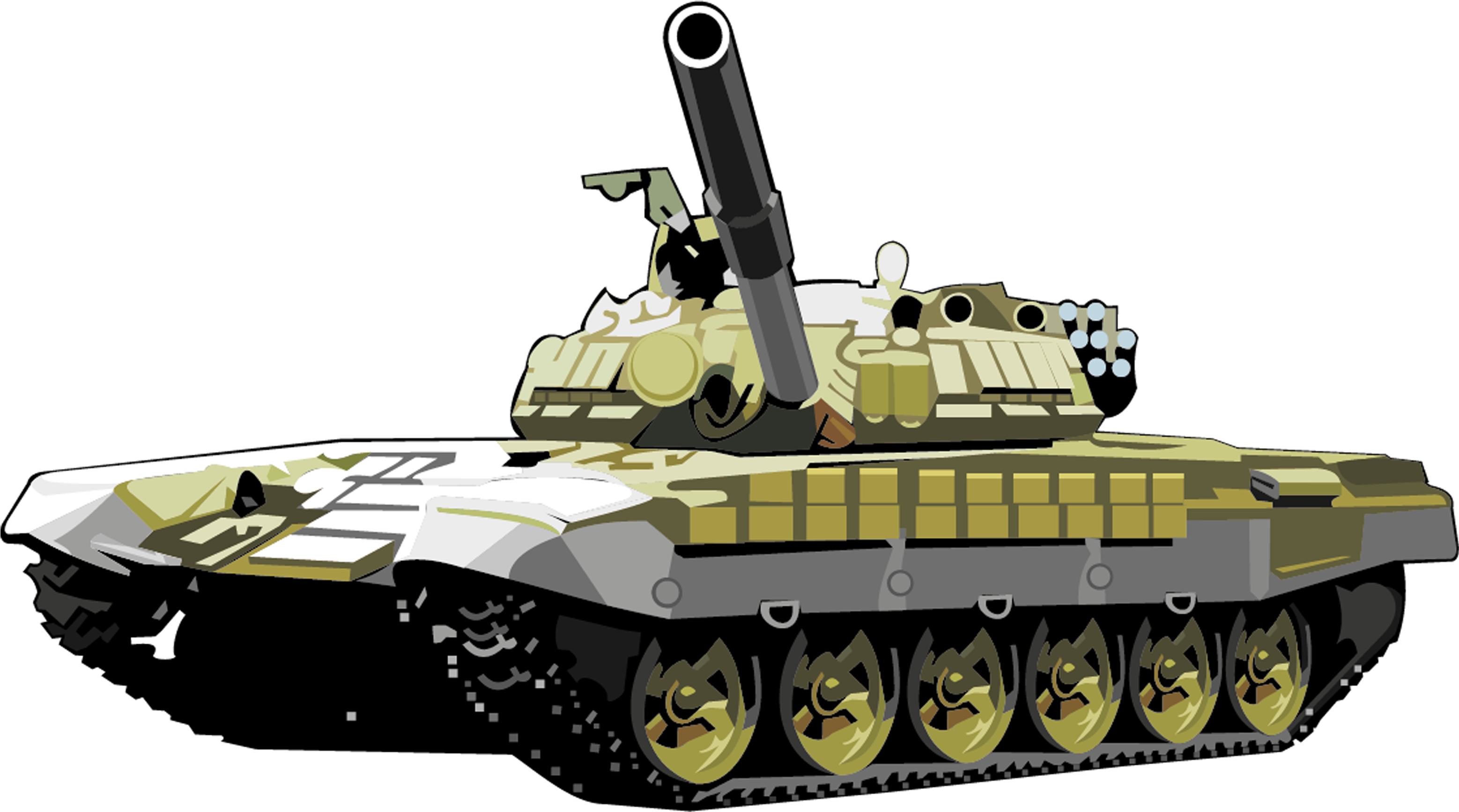 軍事坦克插畫 壁紙