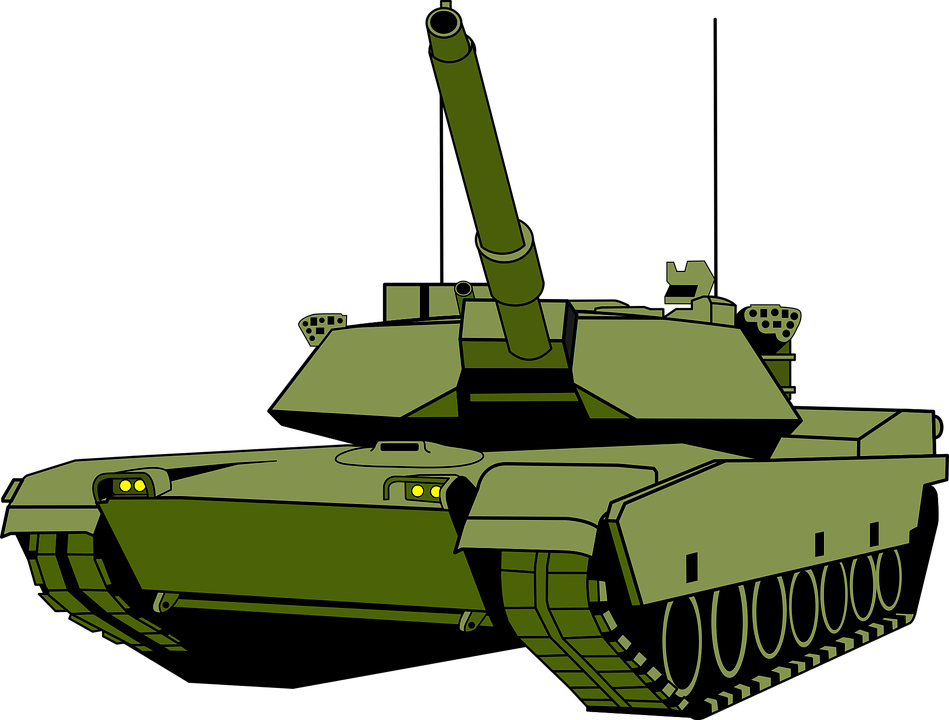 軍用坦克插圖 壁紙