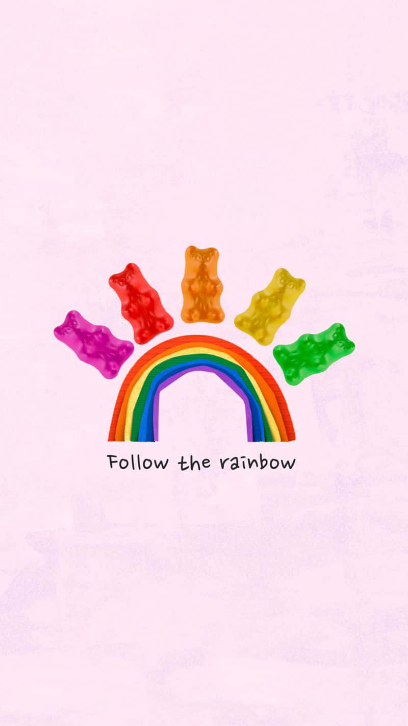 軟糖熊與美學LGBT彩虹 壁紙