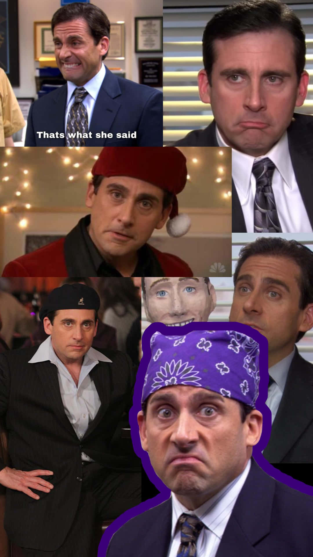 《The Office》的米高·史葛（Michael Scott）以各種搞笑表情和服裝出現。