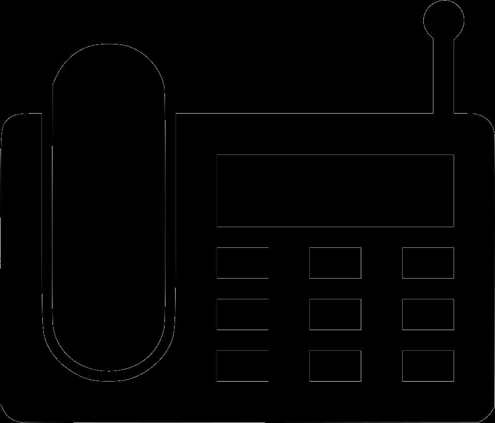 辦公室電話輪廓 壁紙