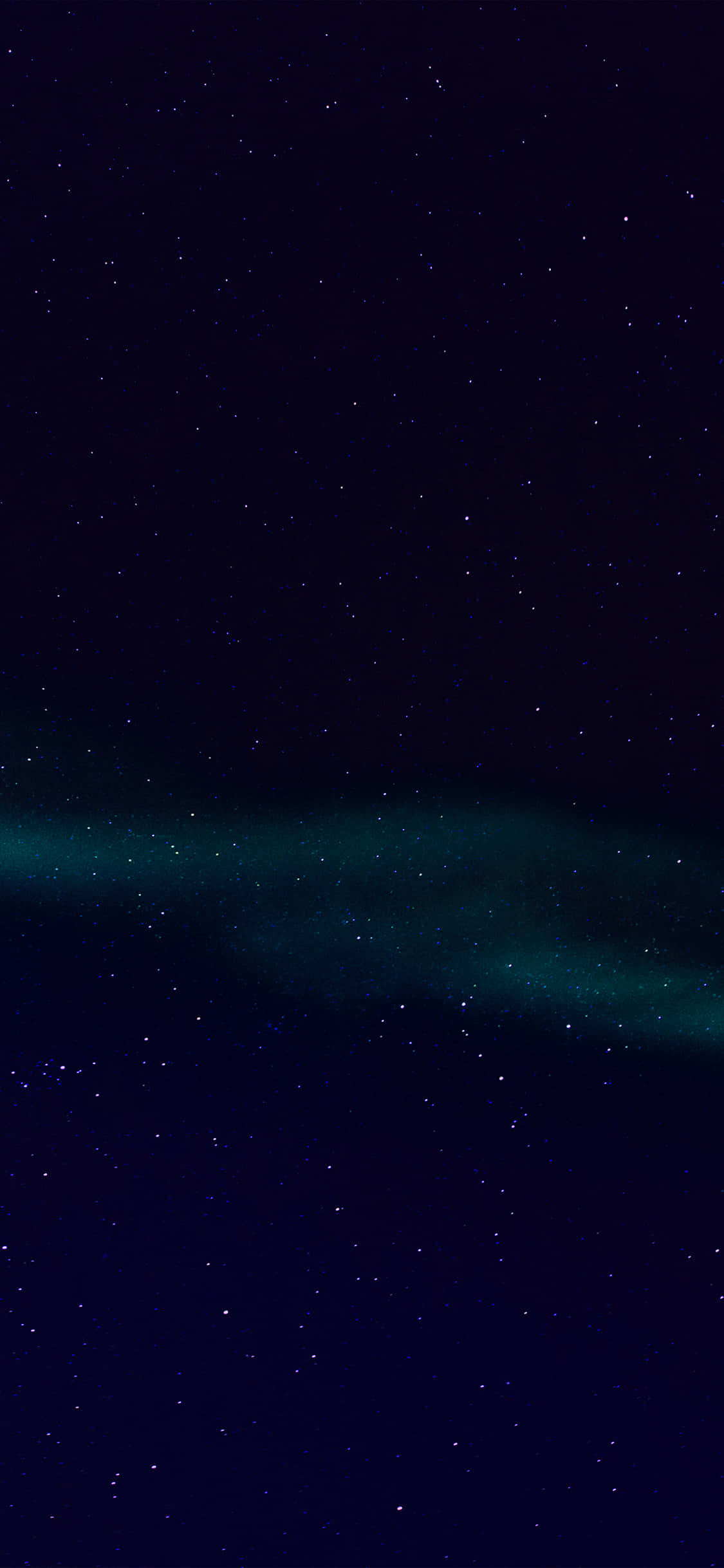 深色iPhone壁紙 桌布 壁紙 — 迷人的北極光在繁星點點的夜空中閃耀著充滿活力的青綠色。