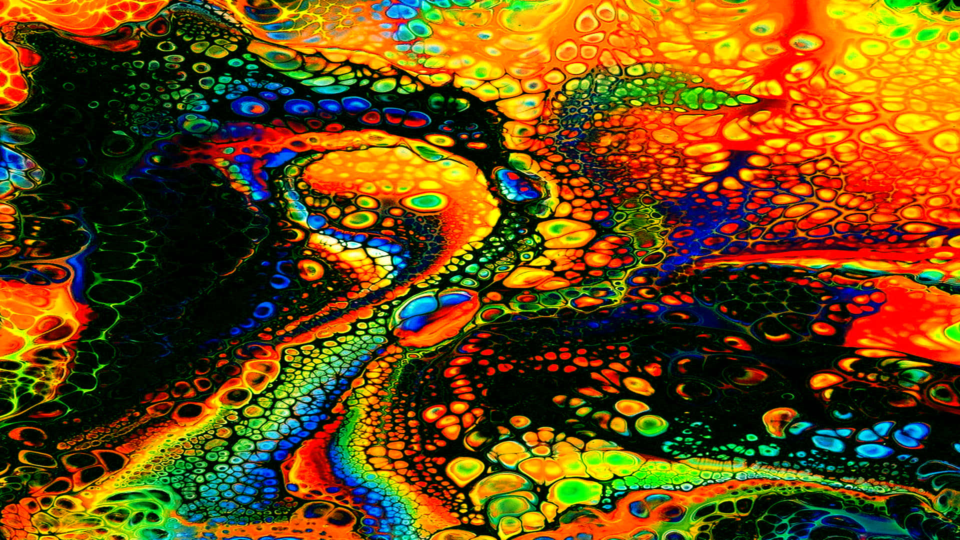 迷幻風格 1920 x 1080 解析度背景