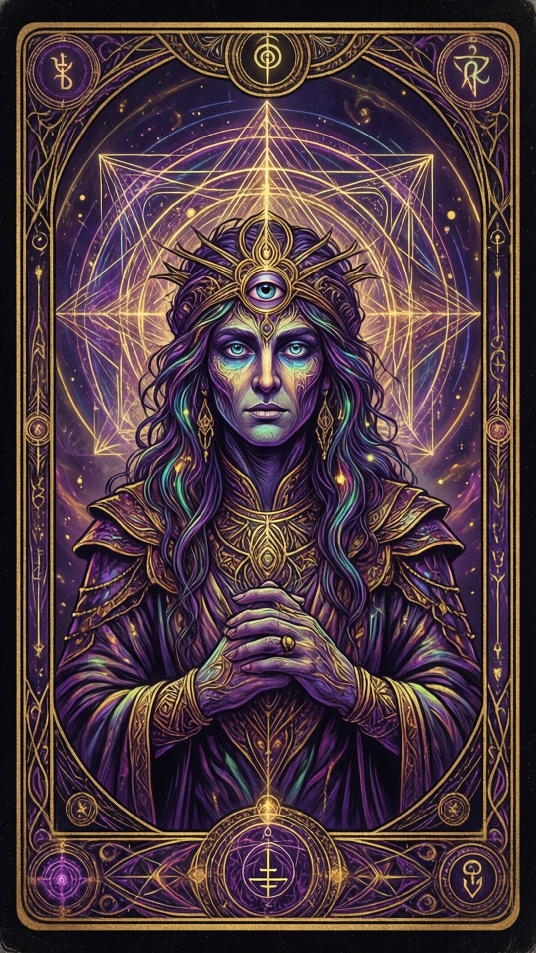 迷幻塔羅人物 壁紙