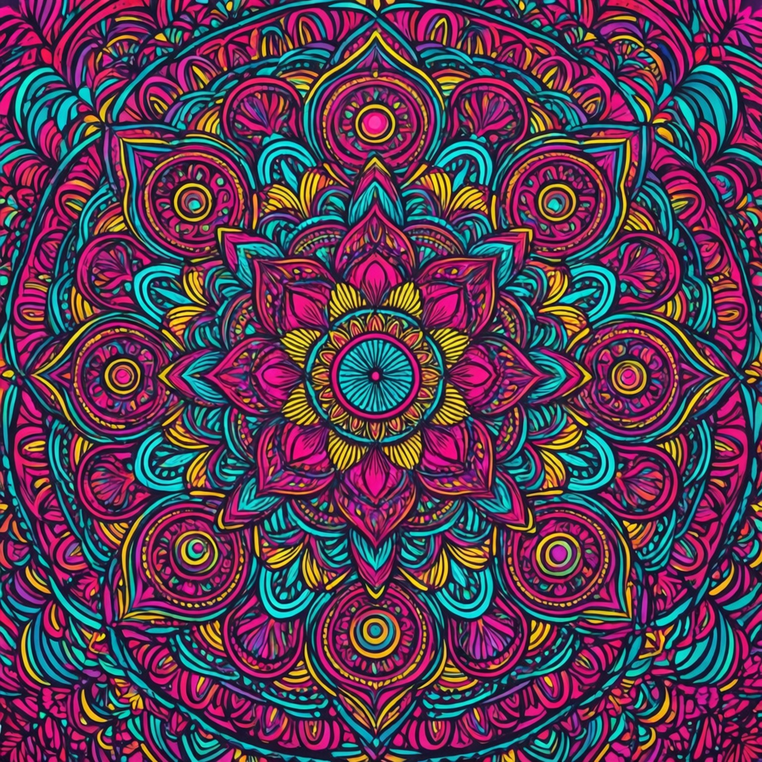 迷幻曼陀羅愉悅 壁紙